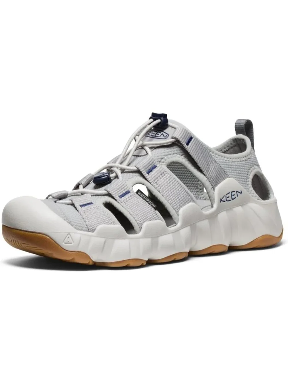 Men's Grey Hyper port Closed Toe Breathable Easy On Comfortable Sandal Shoes
